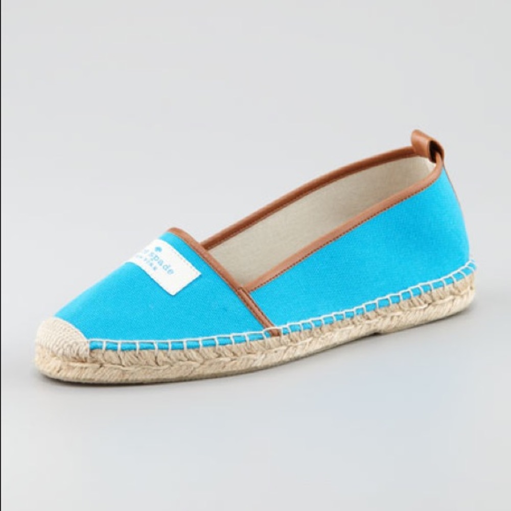 kate spade lara logo espadrille flat